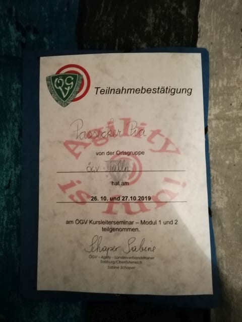 Urkunde Teilnahme