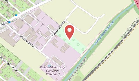 Kartenausschnitt: ÖRV Pottendorf Freiplatz